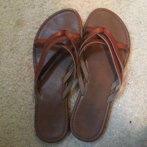 Brown sandals